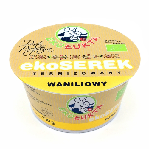 Serek Waniliowy Eko 150g pomniejszone strona Serek Waniliowy Eko 150g pomniejszone strona