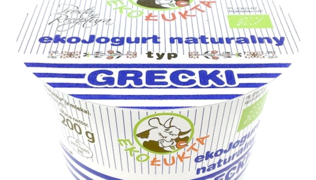 Jogurt Naturalny Typ Grecki EKO 200G pomniejszony strona